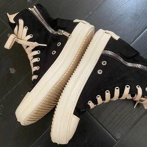 size 36-rick owens drkshdw low top ramones